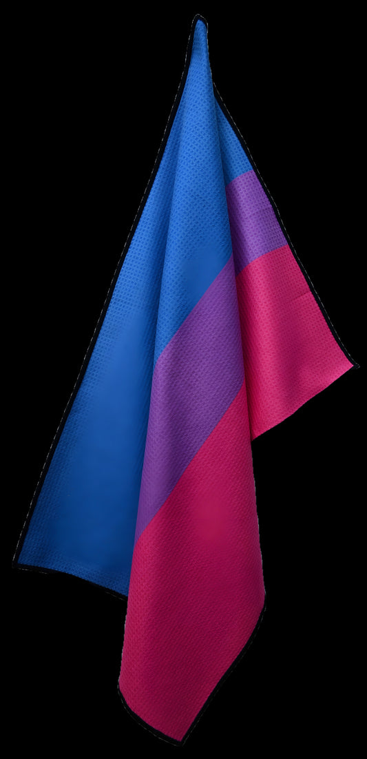 Bisexual Pride flag tea towel