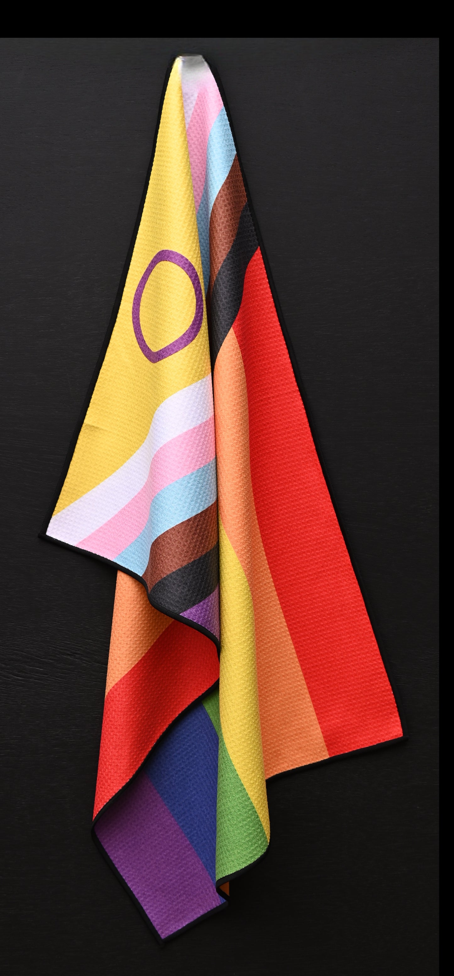 Progress pride flag tea towel