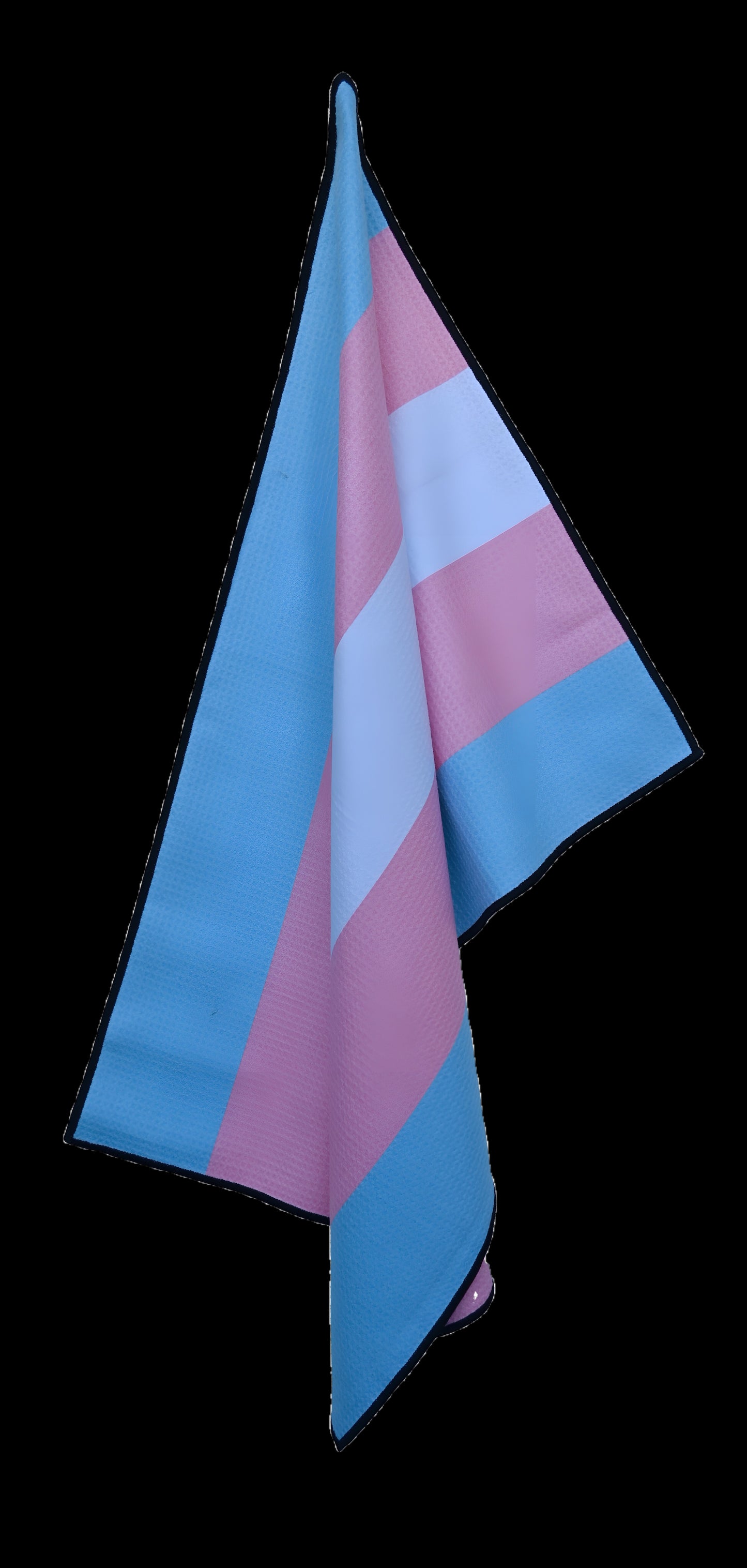 Transgender flag tea towel