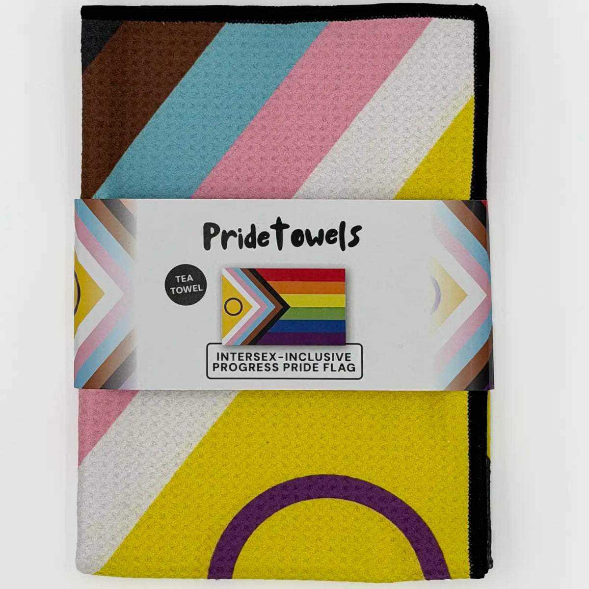 Intersex-Inclusive Progress Pride Flag Tea Towel