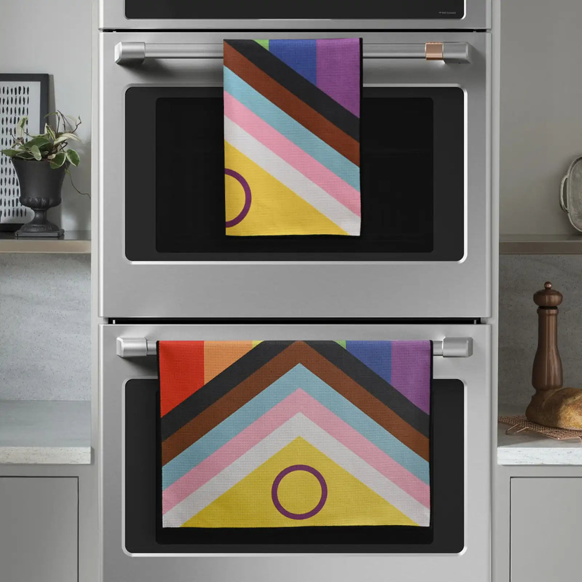 Intersex-Inclusive Progress Pride Flag Tea Towel