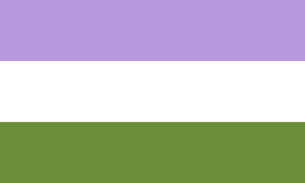 Genderqueer flag tea towel