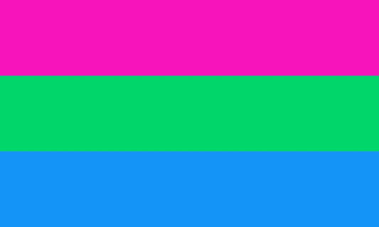 Polysexual flag tea towel