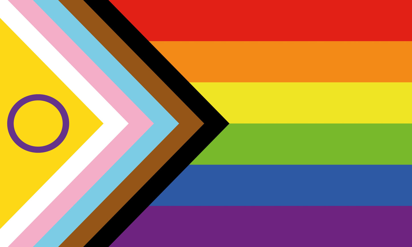 Progress pride flag tea towel