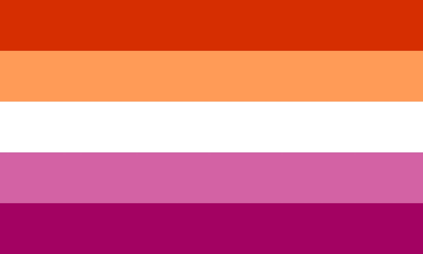 Lesbian Pride Flag Tea Towel